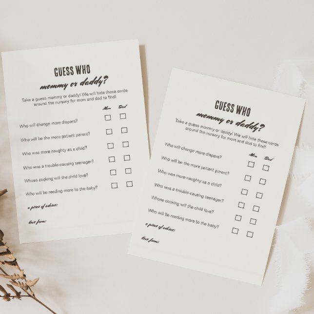 Raad eens wie mama of papa roze camping spel (Creator heeft geüpload)