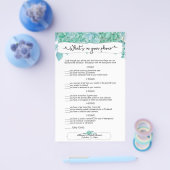 Raad eens wie + telefoonspelletjes, sappige brudal flyer (Enkel)