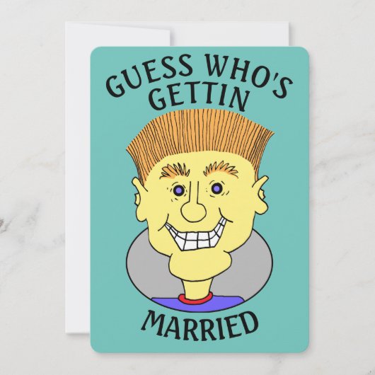 RAAD EENS WIE TROUWT -  KAART (Voorkant)