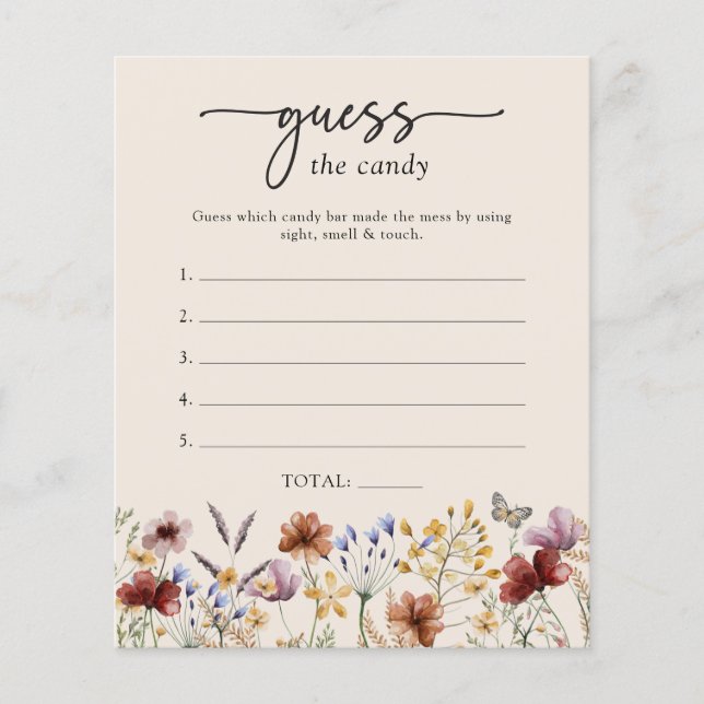 Raad het Snoep Baby spel (Voorkant)