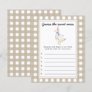 Raad het Sweet Mess spel - Kleine gans