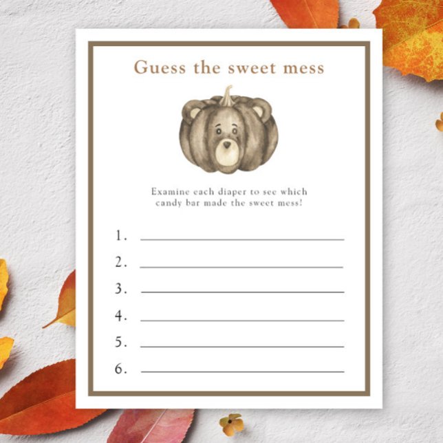 Raad het Sweet Mess spel - Pumpkin Beer (Creator heeft geüpload)