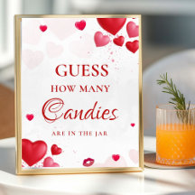 Raad hoeveel Kisses valentine Bruiloft Borrel Bord