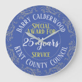 Raad Long Service Award met dienstjaren Grote Klok (Voorkant)