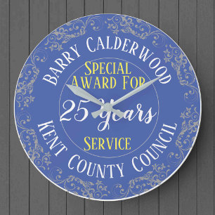 Raad Long Service Award met dienstjaren Grote Klok