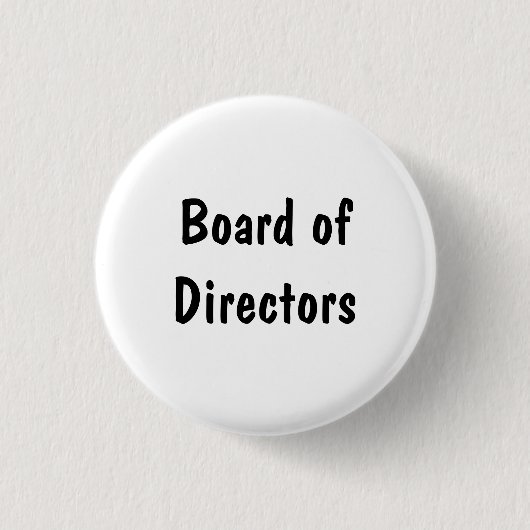 Raad van bewind ronde button 3,2 cm (Voorkant)