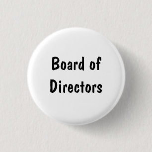 Raad van bewind ronde button 3,2 cm