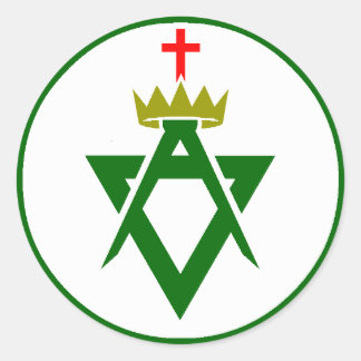 Raad van de Allied Masonic Degrees platte sticker