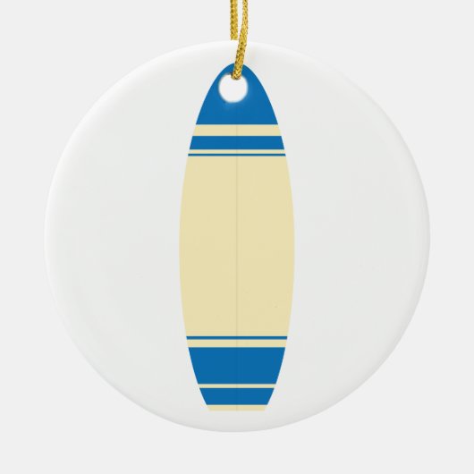 Raad van Surf Keramisch Ornament (Voorkant)