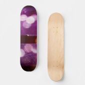 Raad voor het Abstract Schaats van Paars Bokeh Skateboard (Voorkant)
