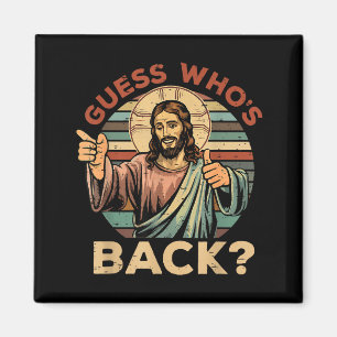 Raad Wie Er Weer Is_ Christelijke Jezus Bijbelvers Magneet