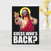 Raad Wie Er Weer Is_ Christelijke Jezus Singles Ge Kaart (Gele Bloem)