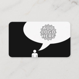 raadpleeg de komische bel van een vriend aanbevelingskaartje