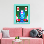 Raadpleeg de Oracle Canvas Afdruk (Insitu (Woonkamer))