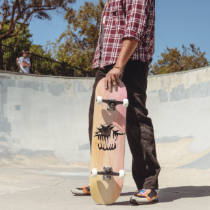 raadselachtig verstrengeld oog skateboard