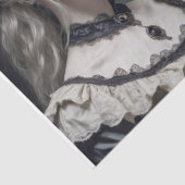 raadselachtige Victoriaans zusters - decoupage - Tissuepapier (Detail)