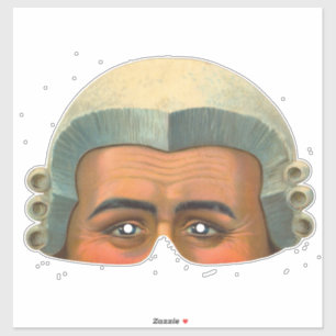 raadsman -  Victoriaans maskeraar Sticker
