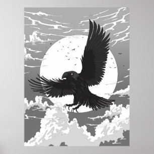 Raaf En De Maan Poster