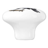 Raaf Keramische Knop (Zijkant)