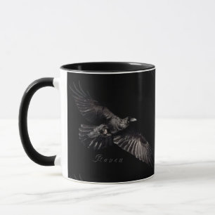 Raaf Kraai Wilde Vogels Raaf Liefhebber Mok