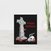 Raaf, Kruis en Schedel Kaart (Voorkant)