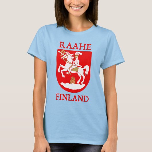 Raahe (Brahestad), Finland (Suomi) T-shirt (Voorkant)