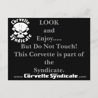 Raak briefkaart niet aan