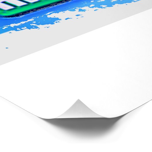 Raak dat aan als Button Perfect Poster (Hoek)