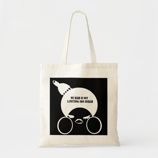 Raak de 'Fro Canvas tas' niet aan Tote Bag (Voorkant)