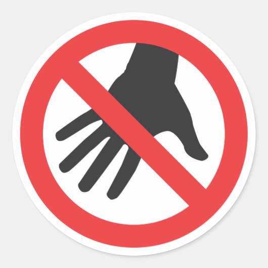 Raak de Sticker niet aan (Voorkant)