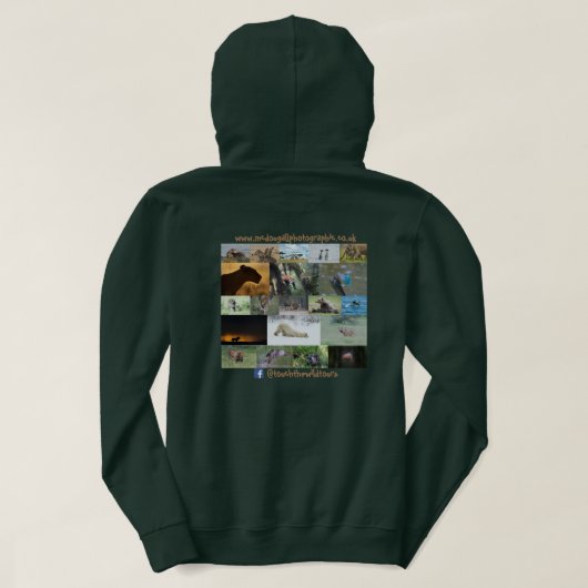 Raak de Wilde Hoodie aan (Design achterkant)