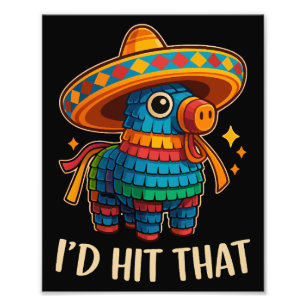 Raak die Pinata Cinco de Mayo Foto Afdruk