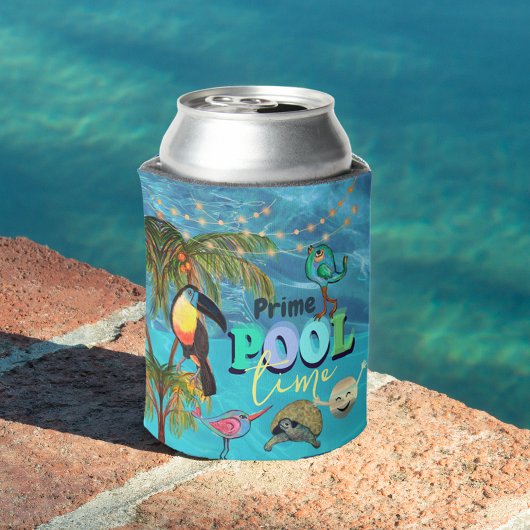 Raak het zwembad om te blijven Cool Verjaardag Gep Blikjeskoeler