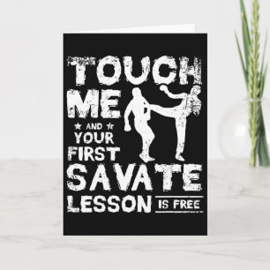 Raak Me Aan En Je Eerste Savate-Les Is Gratis  Kaart