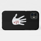 Raak me niet aan Case-Mate iPhone case (Achterkant (horizontaal))