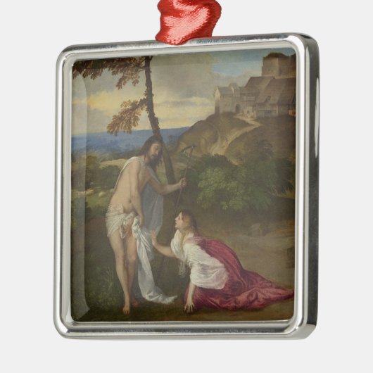 Raak me niet aan (door Titiaan) Metalen Ornament (Links)