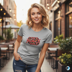 "Raak Me Niet Aan – Ik Ben 440 Volt" Horror Humor T-shirt