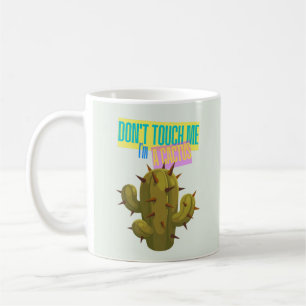 Raak Me Niet Aan, Ik Ben Een Cactus Koffiemok