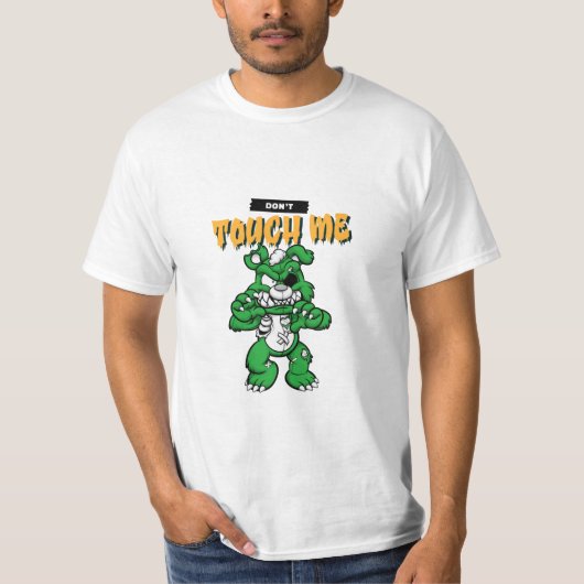 Raak me niet aan t-shirt (Voorkant)
