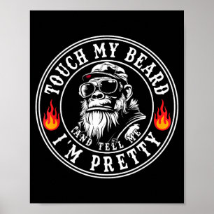 Raak Mijn Baard Aan En Vertel Me Dat Ik Een Grappi Poster