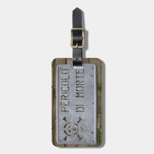 Raak mijn bagagelabel niet aan (Voorkant verticaal)