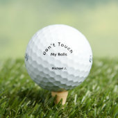 Raak mijn ballen niet aan, grappige golfmeme (Insitu Shirt)
