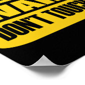 Raak mijn ballen niet aan poster (Hoek)