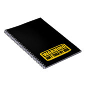 Raak mijn boek niet aan notitieboek (Rechterzijde)