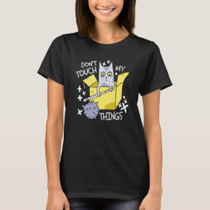 Raak mijn denkt boze kat niet aan Kat T-shirt