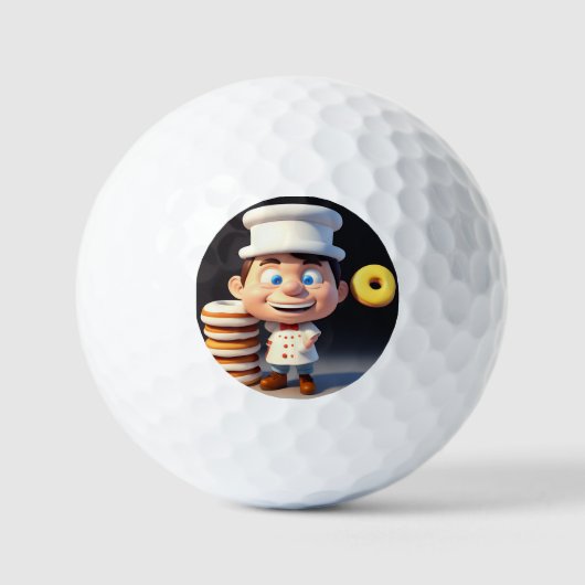 Raak mijn Donuts niet aan, Golf Balls Golfballen (Voorkant)