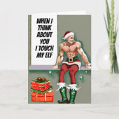 Raak mijn elf grappige kerstvakantie kaart (Voorkant)