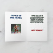 Raak mijn elf grappige kerstvakantie kaart (Binnen)