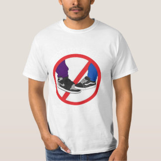 Raak mijn schoenen niet aan t-shirt