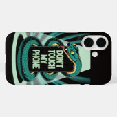 Raak mijn telefoon niet aan Case-Mate iPhone case (Achterkant (horizontaal))